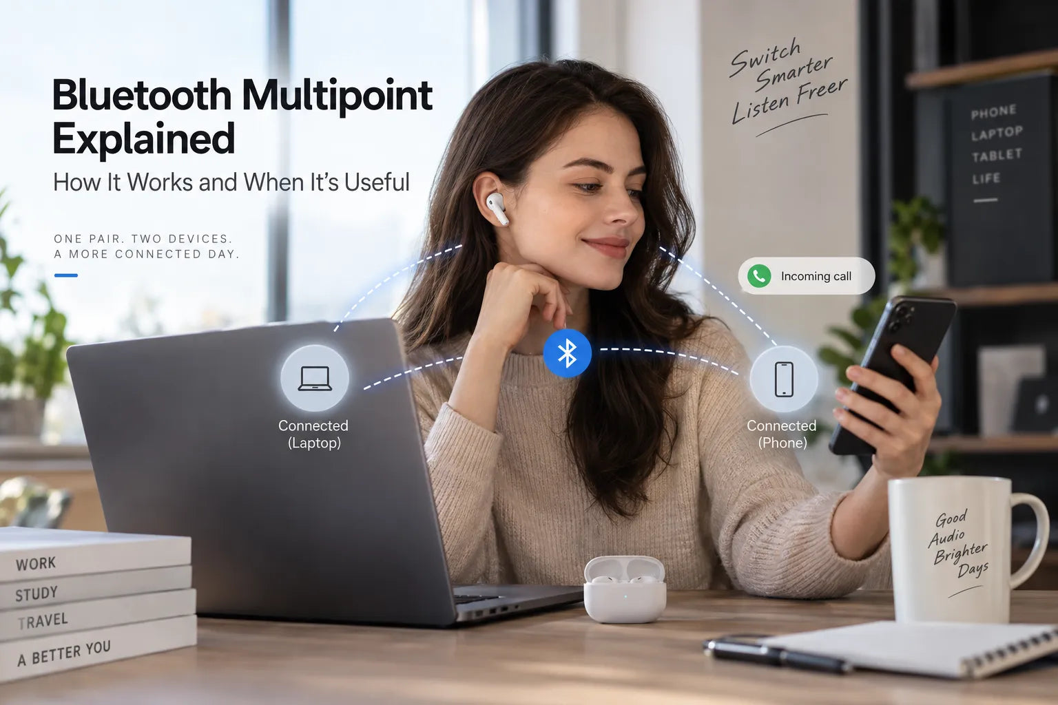 Bluetooth Multipoint explicado: así funciona y cuándo resulta útil – qcyeu