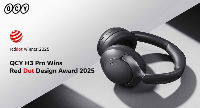QCY H3 Pro gana el Red Dot Design Award 2025 y continúa una serie de premios globales de diseño