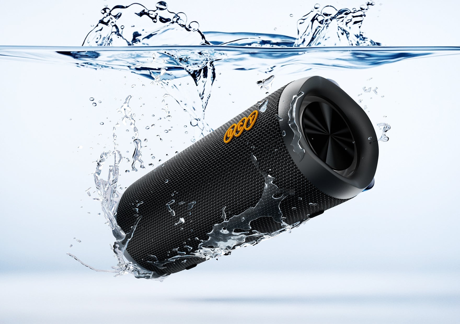 Altavoz Bluetooth impermeable en el agua: resistente e impermeable para uso al aire libre.