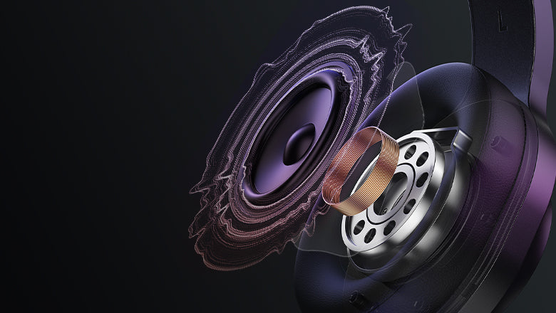 Auriculares silenciosos con sonido premium y diseño elegante.
