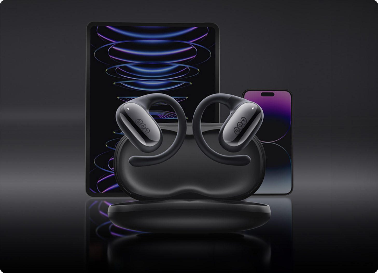 Auriculares deportivos intrauditivos QCY T13 con gancho para la oreja, inalámbricos, resistentes al agua IPX5, para iPhone y Android.