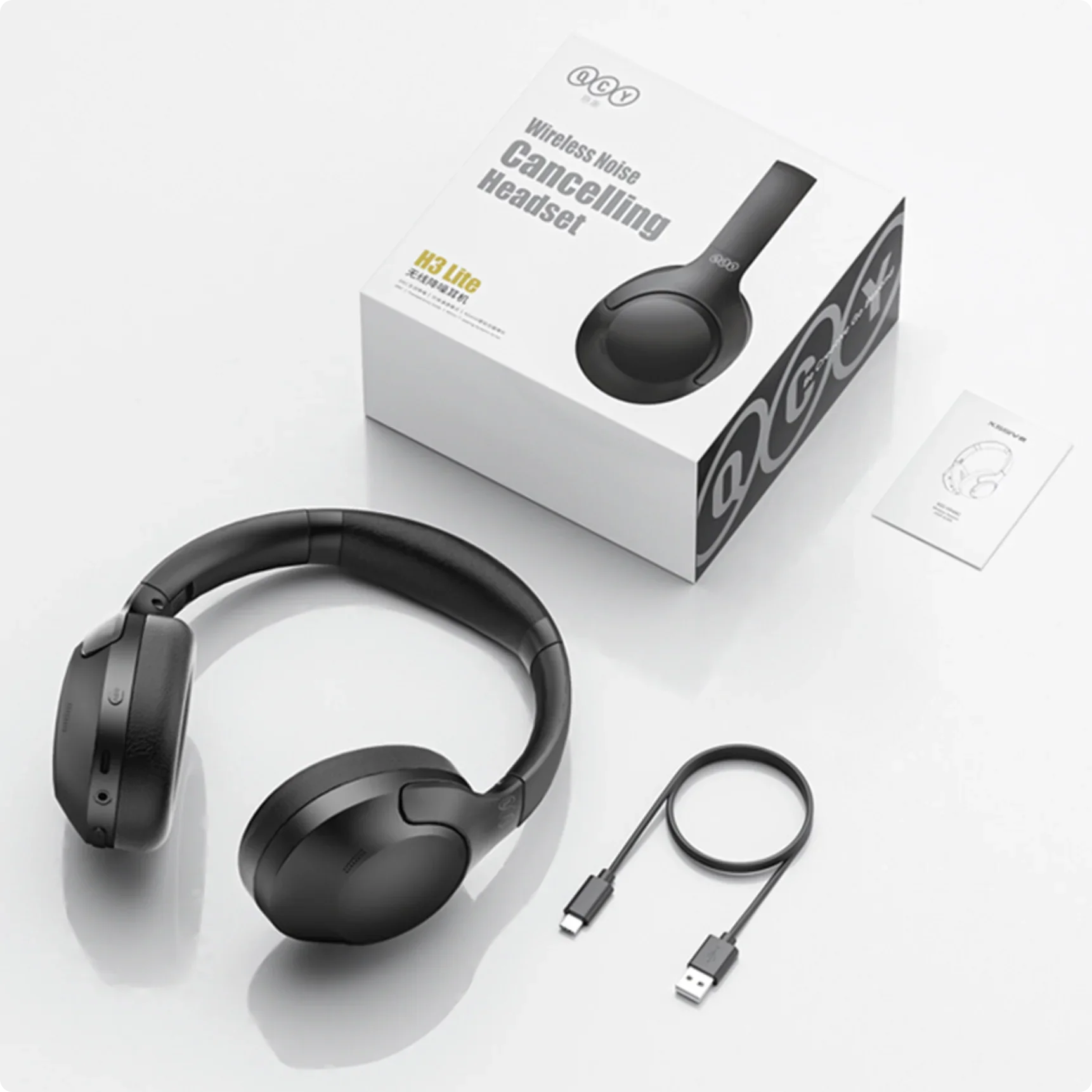 Auriculares inalámbricos QCY H3 Lite con cancelación de ruido.