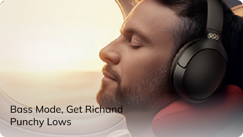 Auriculares con modo de graves para un sonido profundo.