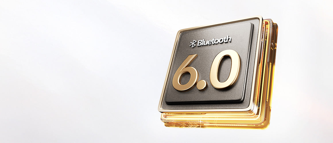 Chip Bluetooth 6.0 – Chip inalámbrico moderno con apariencia dorada