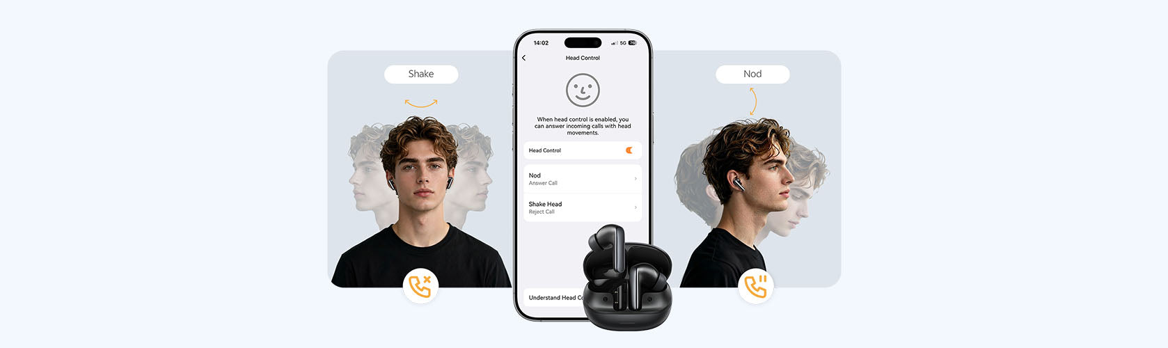 AirPods Pro con control por cabeza: asiente para aceptar, sacude la cabeza para rechazar llamadas.