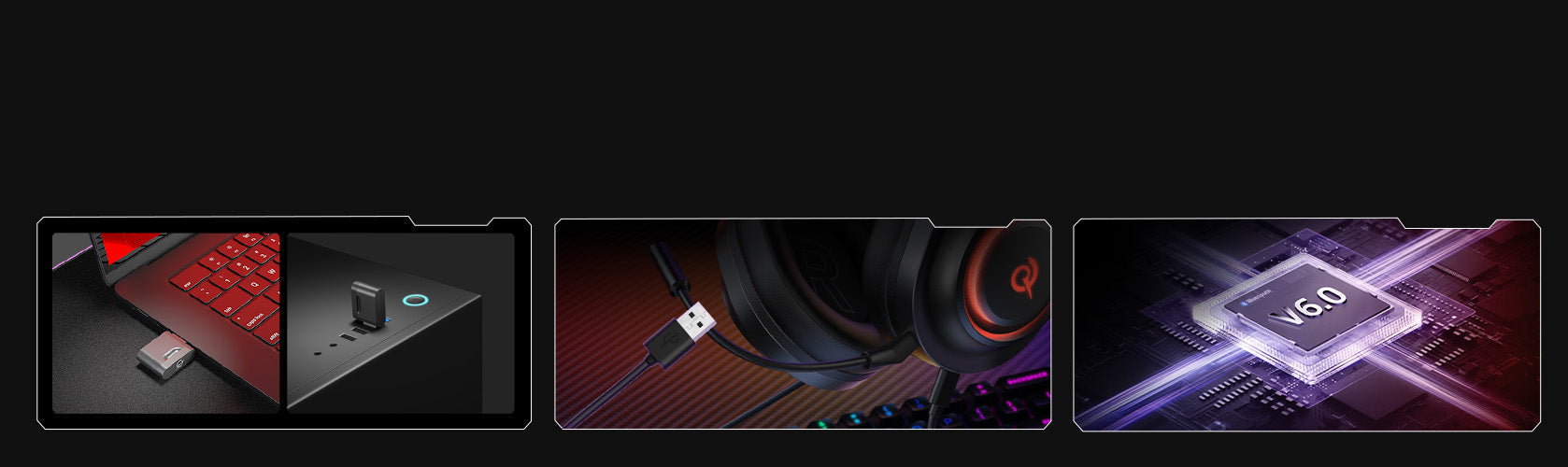 Auriculares gaming RGB con Bluetooth 6.0, conexión USB-C y efectos de luz LED para PC y consolas