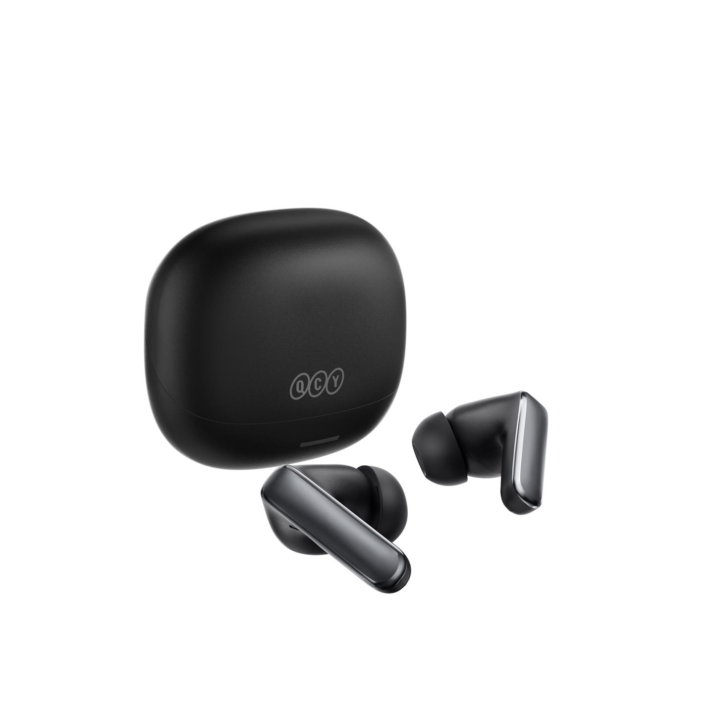 MeloBuds N65 – auriculares True Wireless negros con estuche de carga.