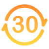 Garantía de devolución de dinero de 30 días